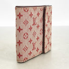 Louis Vuitton Trifold Wallet Monogram Mini Portobiert Cles Cerise — view 2