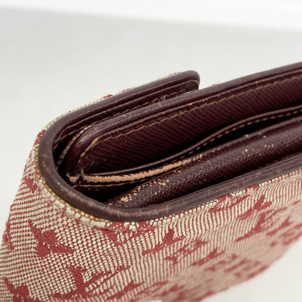Louis Vuitton Trifold Wallet Monogram Mini Portobiert Cles Cerise — view 5