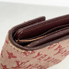 Louis Vuitton Trifold Wallet Monogram Mini Portobiert Cles Cerise — view 5
