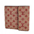 Louis Vuitton Trifold Wallet Monogram Mini Portobiert Cles Cerise