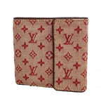 Louis Vuitton Trifold Wallet Monogram Mini Portobiert Cles Cerise
