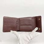 Louis Vuitton Trifold Wallet Monogram Mini Portobiert Cles Cerise — view 3