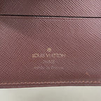 Louis Vuitton Trifold Wallet Monogram Mini Portobiert Cles Cerise — view 4