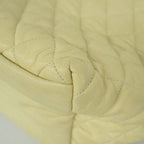 Chanel Tote Coco Cocoon Caviar Leather Light Green Silver — view 9