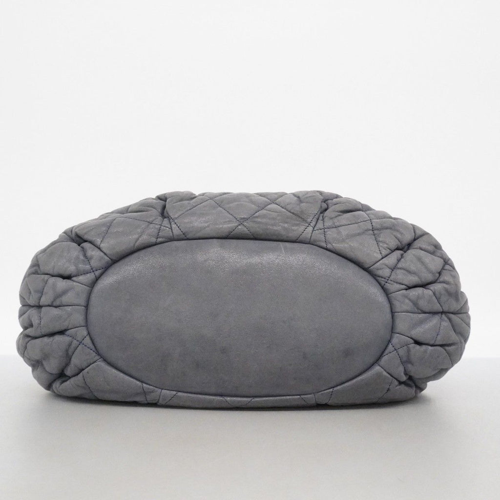 Chanel Tote Quilted in the Mix Leather Gray Silver 2-Way — view 3