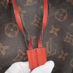 Louis Vuitton Shoulder Bag Monogram Neo Noe MM Brown Coquelicot — view 8