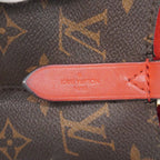 Louis Vuitton Shoulder Bag Monogram Neo Noe MM Brown Coquelicot — view 5