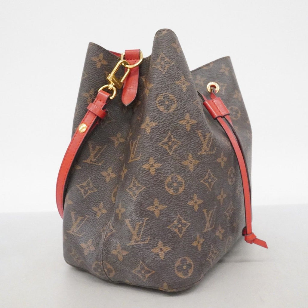 Louis Vuitton Shoulder Bag Monogram Neo Noe MM Brown Coquelicot — view 2