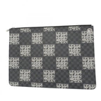 Louis Vuitton Clutch Damier Graphite Christopher Nemes Collaboration Pochette