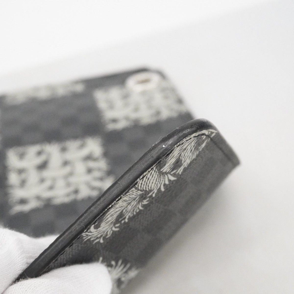 Louis Vuitton Clutch Damier Graphite Christopher Nemes Collaboration Pochette — view 7
