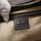 Gucci Shoulder Bag GG Canvas Brown Champagne Gold — view 5