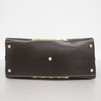 Gucci Shoulder Bag GG Canvas Brown Champagne Gold — view 3