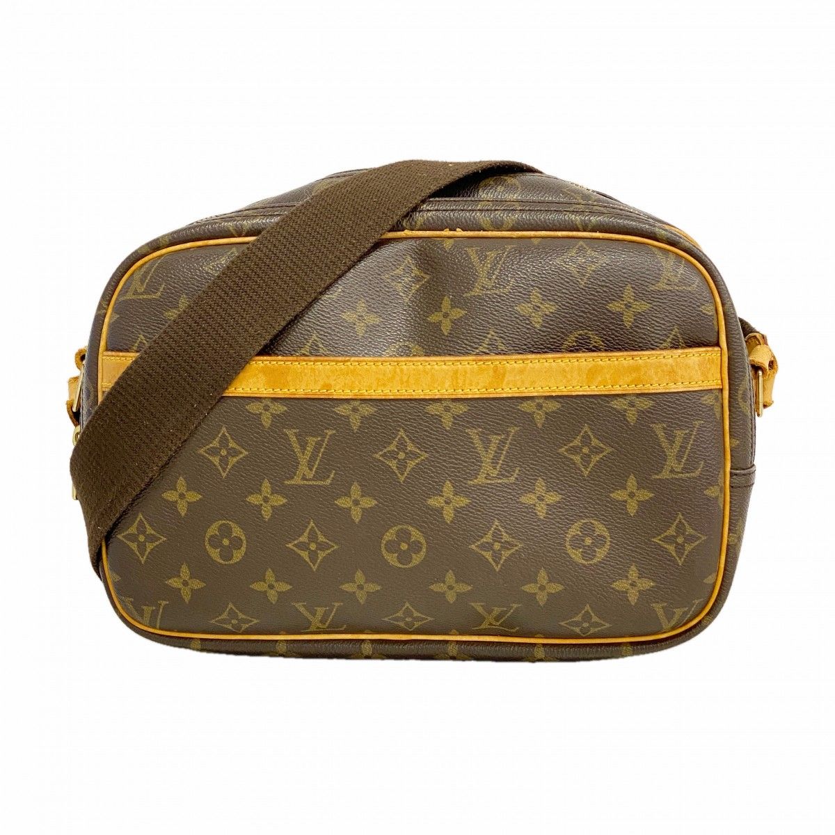 Louis Vuitton Shoulder Bag Monogram Reporter PM Brown