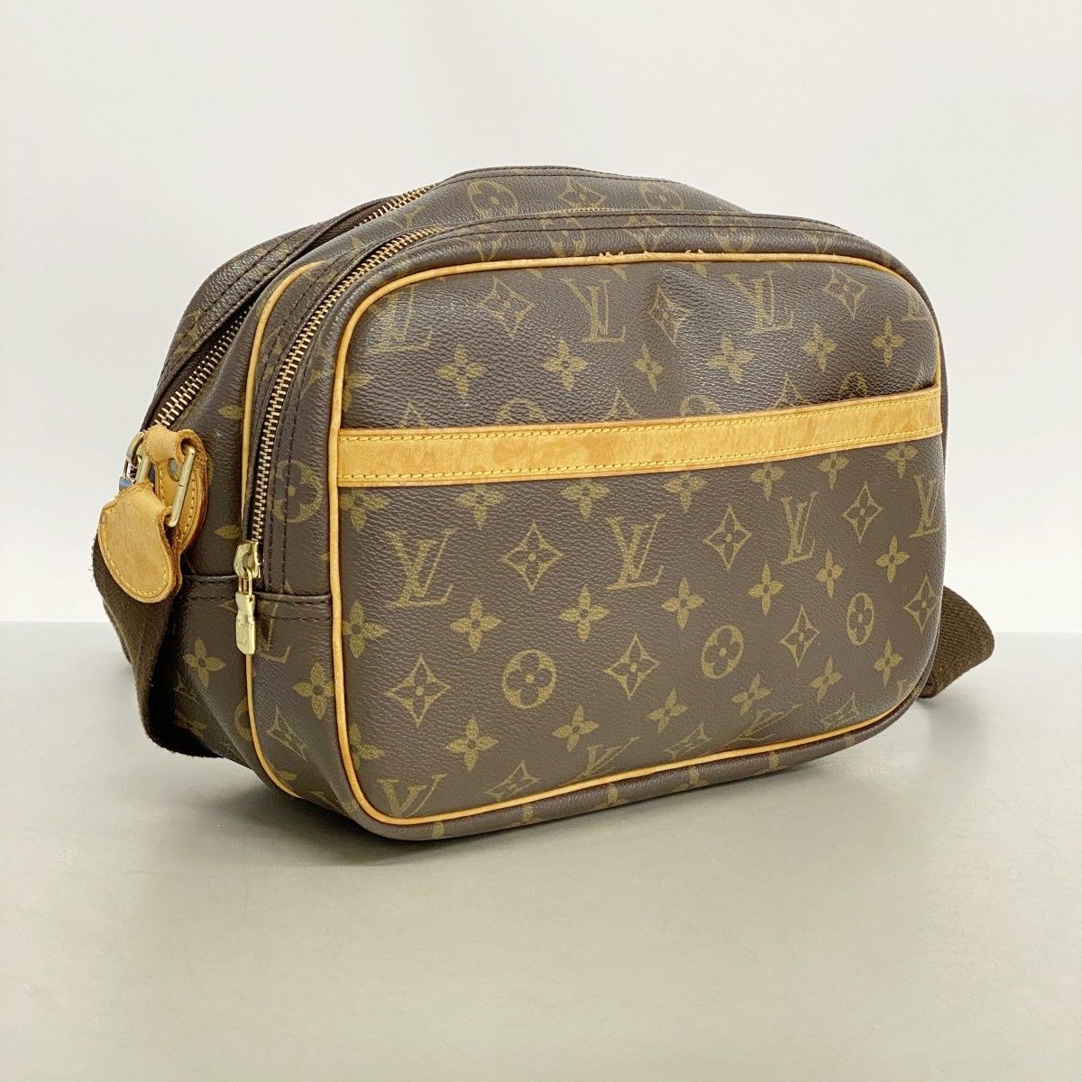 Louis Vuitton Shoulder Bag Monogram Reporter PM Brown — view 2