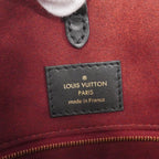 Louis Vuitton Tote Monogram Empreinte Bicolor On The Go MM Black Beige 2-Way — view 5