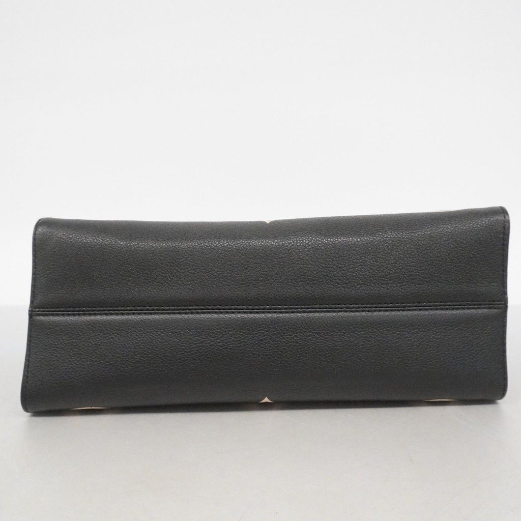 Louis Vuitton Tote Monogram Empreinte Bicolor On The Go MM Black Beige 2-Way — view 3