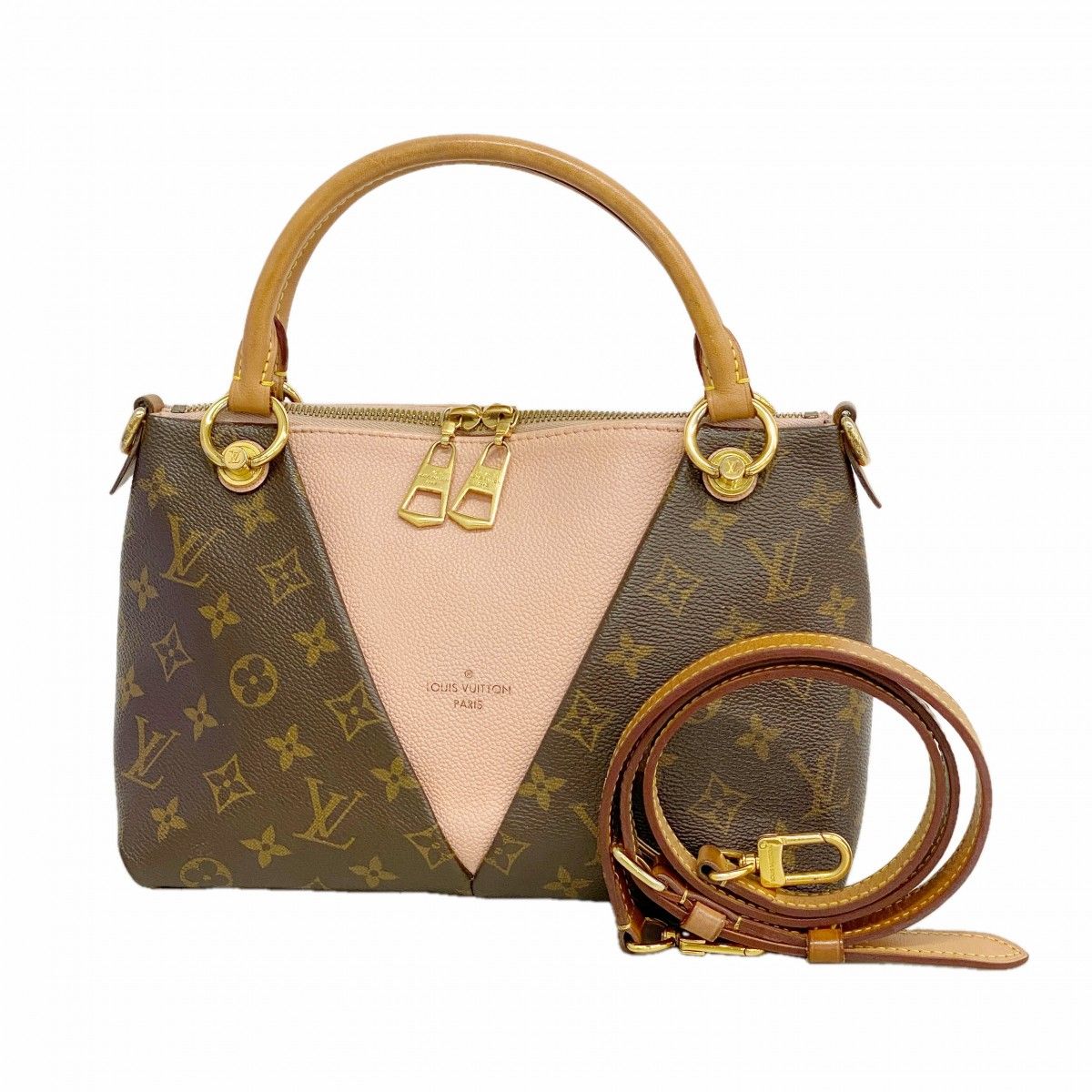 Louis Vuitton Handbag Monogram Tote BB Rose Poodle 2-Way