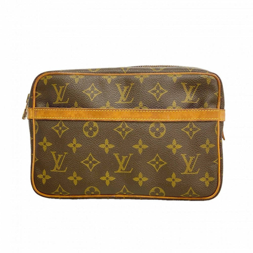Louis Vuitton Clutch Monogram Compiegne 23 Brown