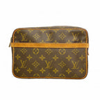 Louis Vuitton Clutch Monogram Compiegne 23 Brown