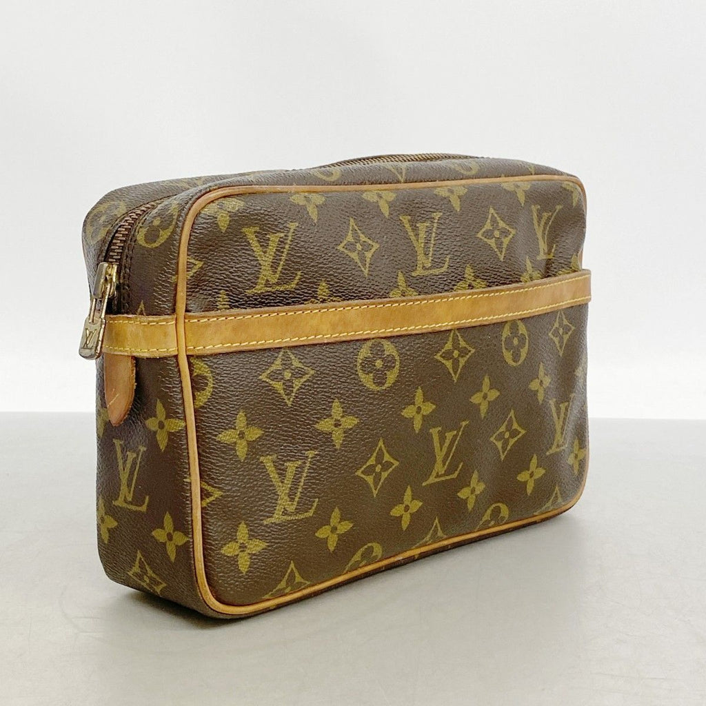 Louis Vuitton Clutch Monogram Compiegne 23 Brown — view 2