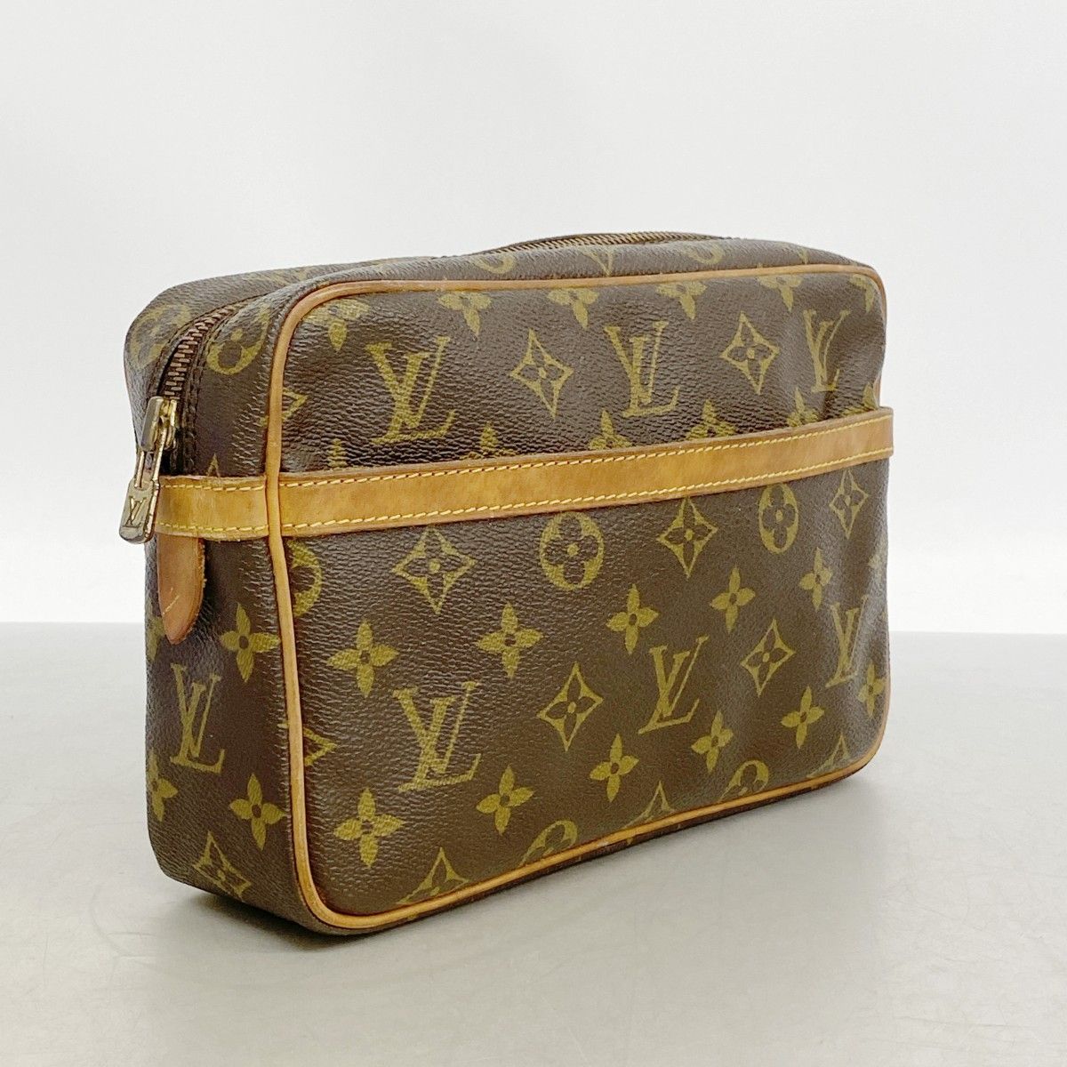 Louis Vuitton Clutch Monogram Compiegne 23 Brown — view 2