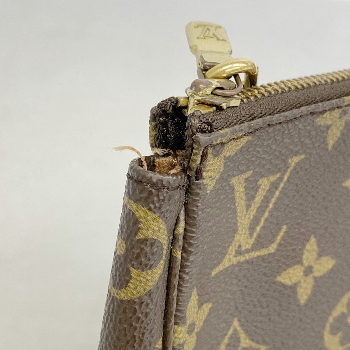 Louis Vuitton Pouch Monogram Pochette Brown — view 6