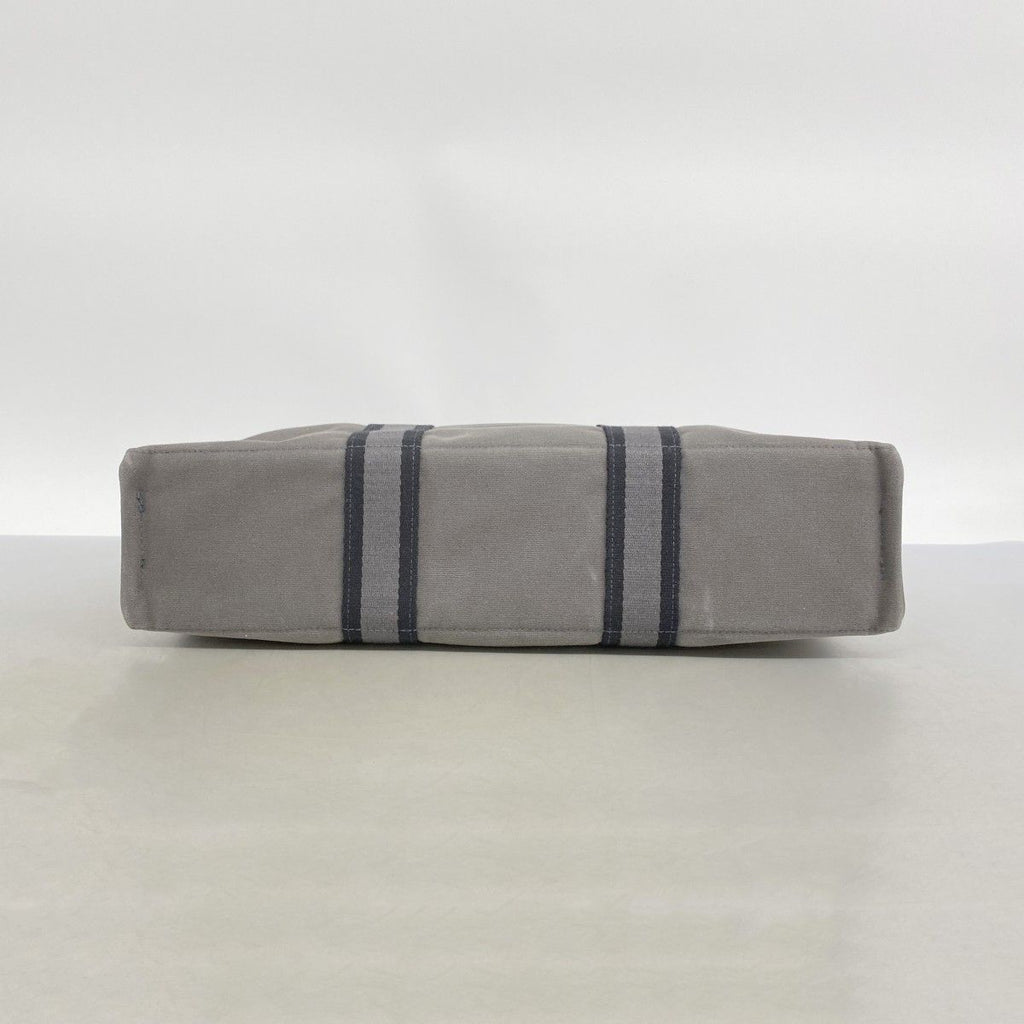 Hermes Tote Fourre Tout MM Canvas Gray Silver — view 3