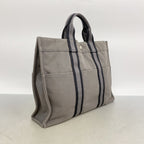 Hermes Tote Fourre Tout MM Canvas Gray Silver — view 2