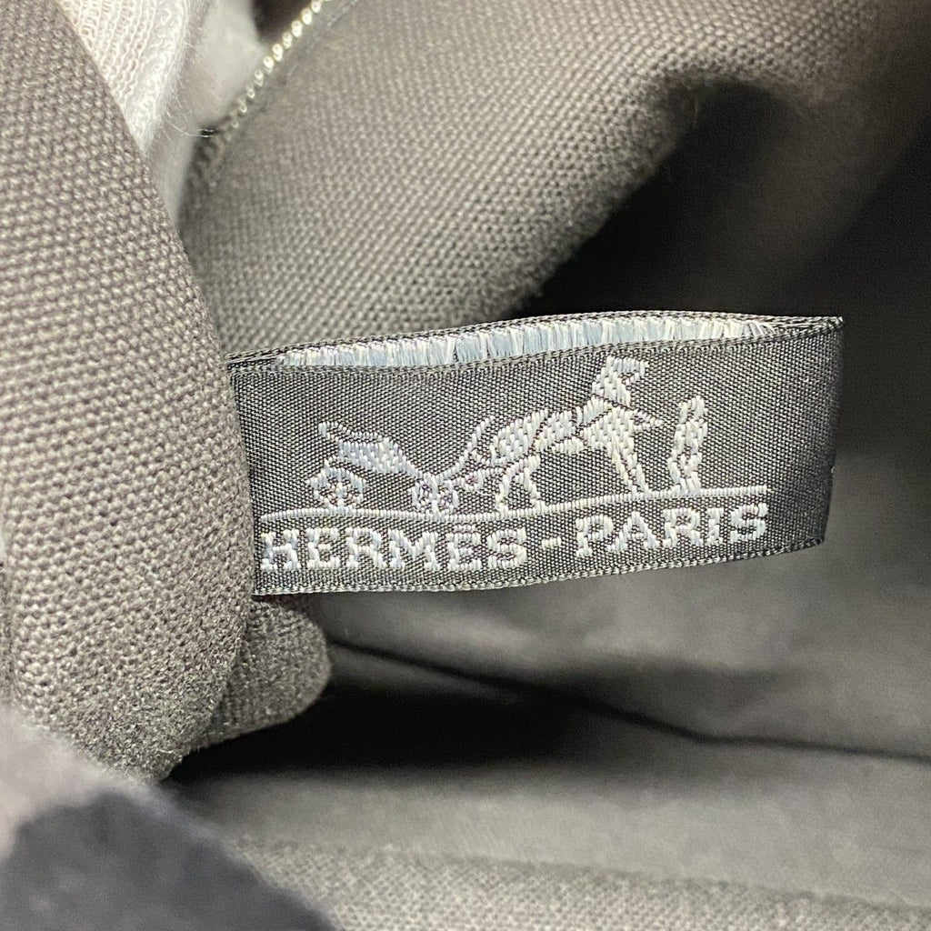 Hermes Tote Fourre Tout MM Canvas Gray Silver — view 5