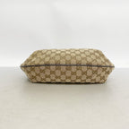 Gucci Shoulder Bag GG Canvas Brown Silver — view 3