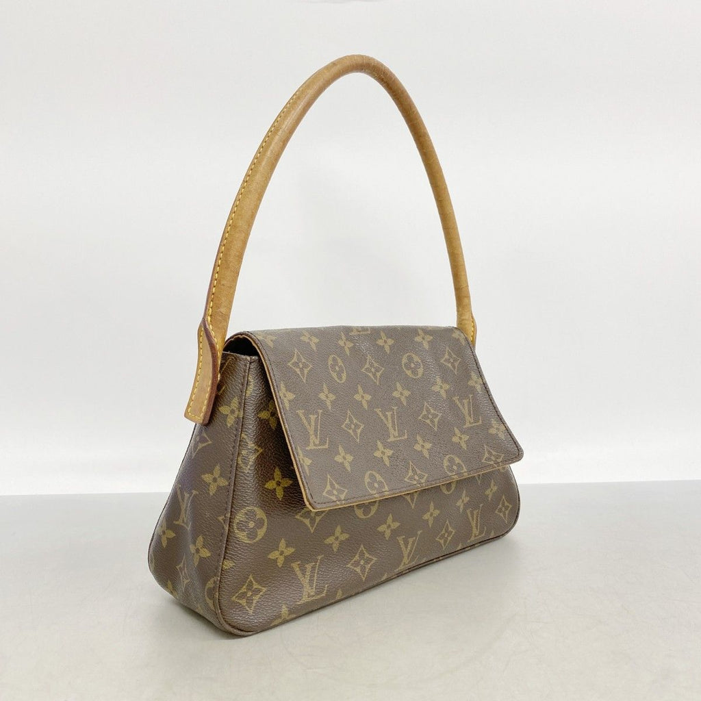 Louis Vuitton Shoulder Bag Monogram Mini Looping Brown — view 2