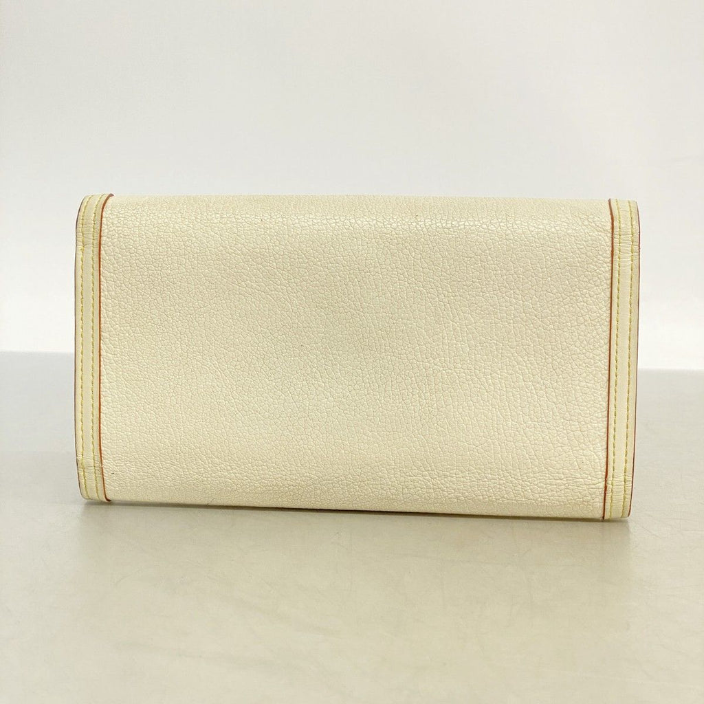 Louis Vuitton Trifold Wallet Suhali Porte Tresor International Blanc — view 8