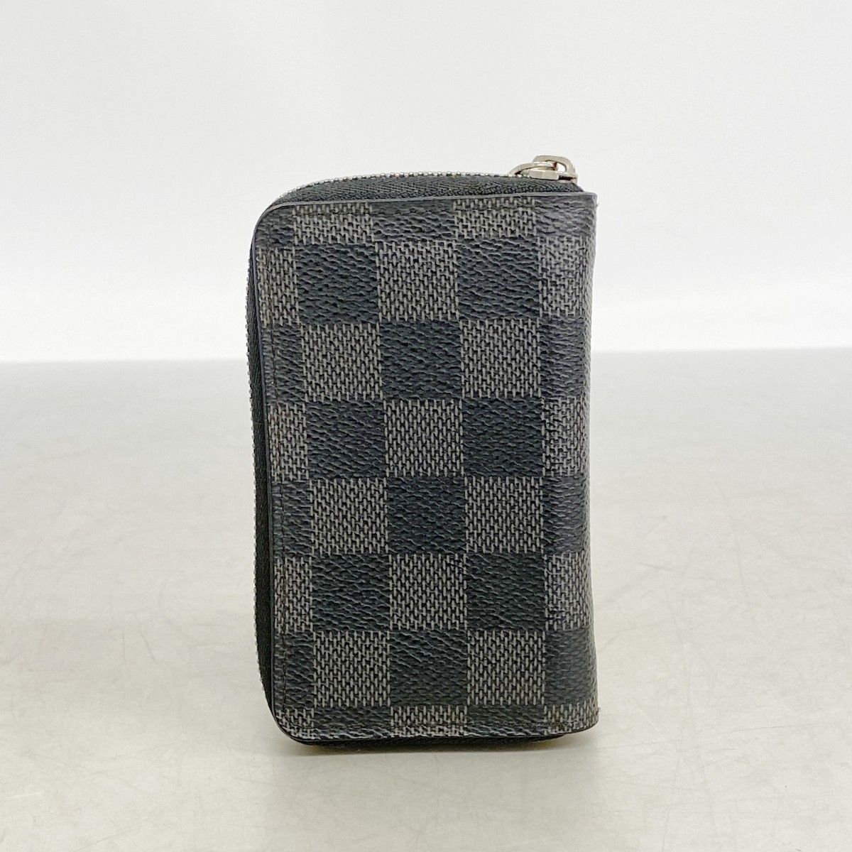 Louis Vuitton Coin Case Damier Graphite Zippy Purse Black — view 7