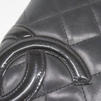 Chanel Wallet Cambon Lambskin Black Silver — view 7