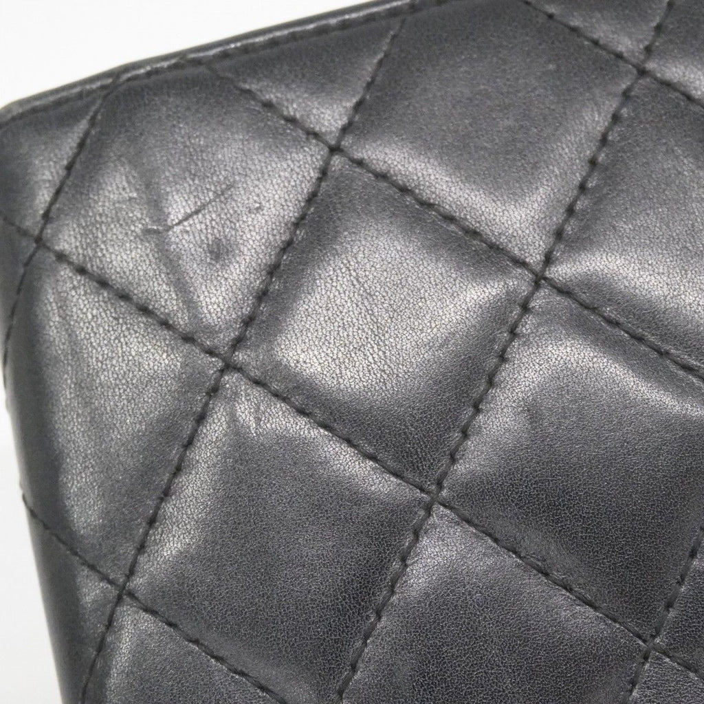 Chanel Wallet Cambon Lambskin Black Silver — view 9
