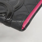 Chanel Wallet Cambon Lambskin Black Silver — view 8