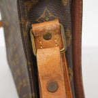 Louis Vuitton Shoulder Bag Monogram Cartouchiere GM Brown — view 9