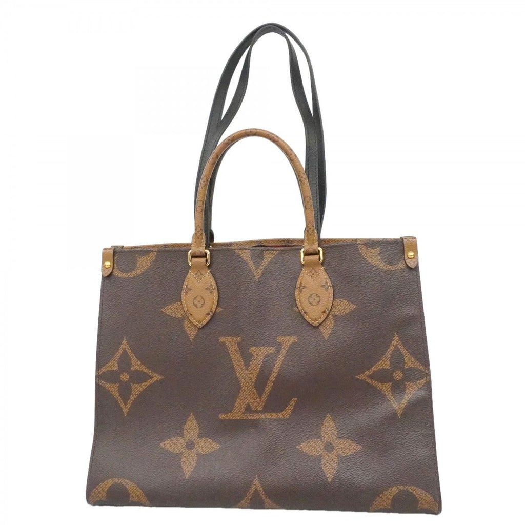 Louis Vuitton Tote Monogram Giant Reverse On The Go MM Brown
