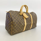 Louis Vuitton Boston Bag Monogram Keepall 50 Brown — view 2