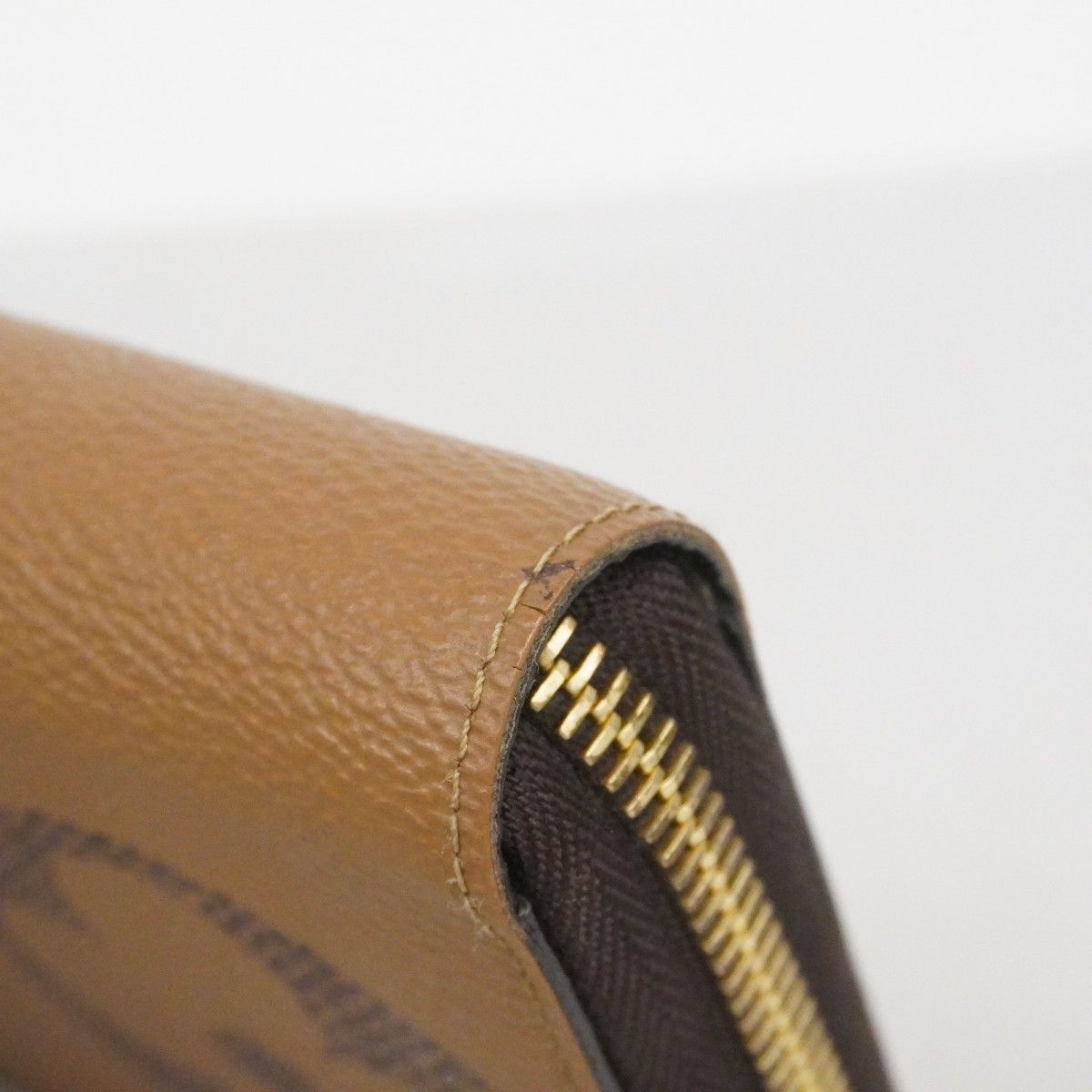 Louis Vuitton Wallet Monogram Giant Reverse Zippy Brown — view 5