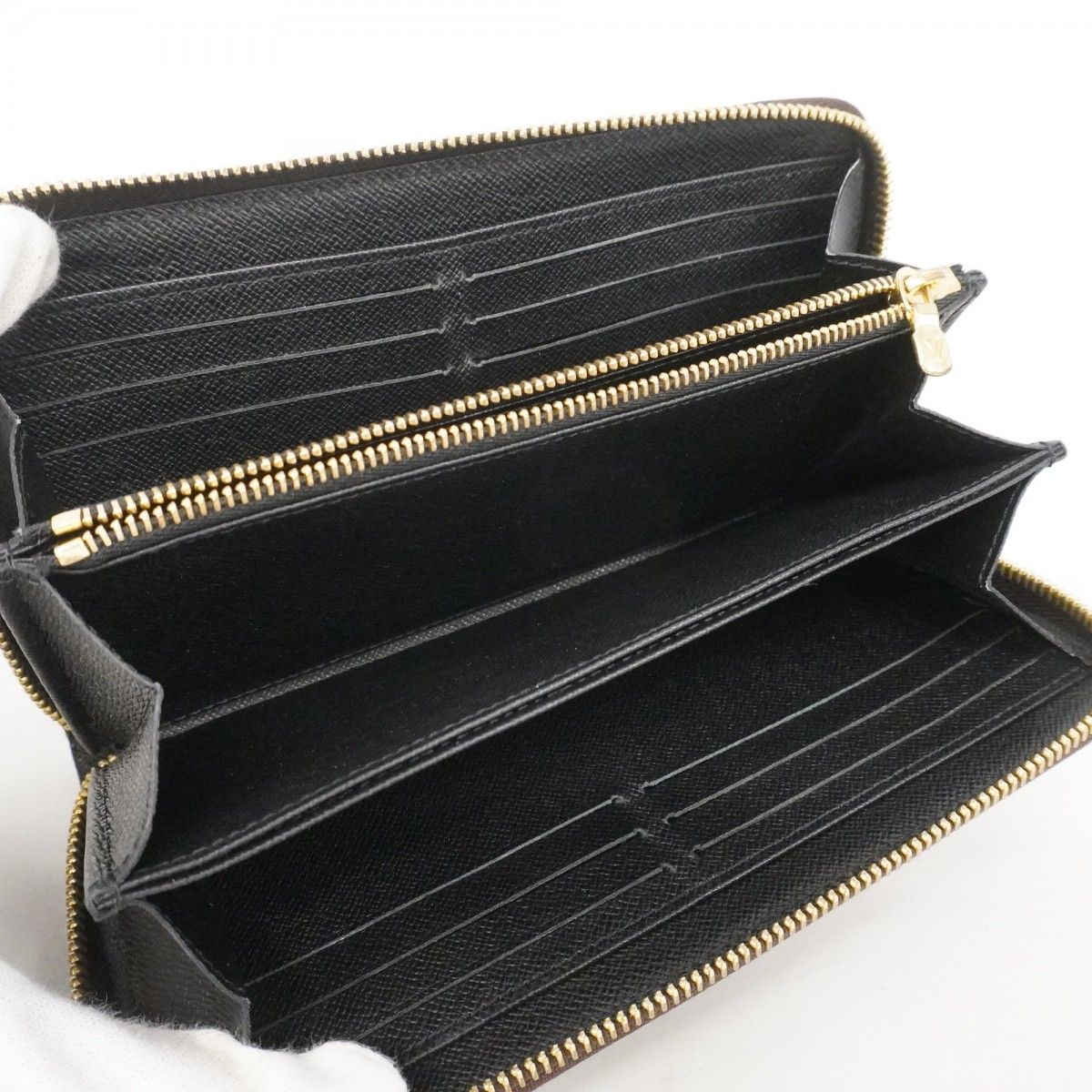 Louis Vuitton Wallet Monogram Giant Reverse Zippy Brown — view 3