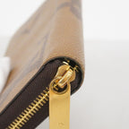 Louis Vuitton Wallet Monogram Giant Reverse Zippy Brown — view 6