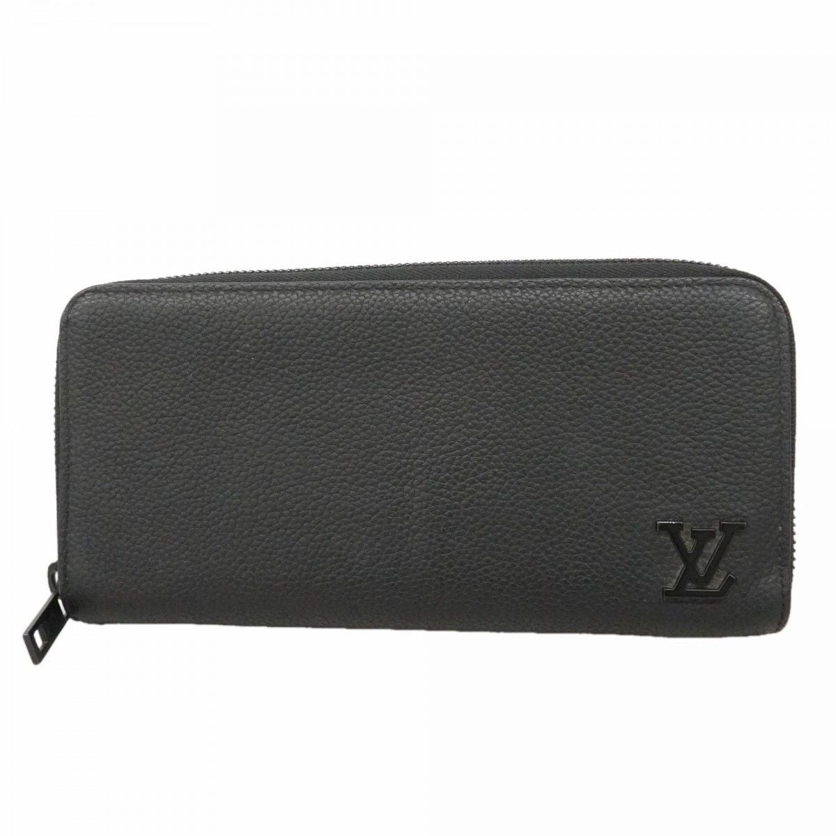 Louis Vuitton Wallet Aerogram Zippy Horizontal Black