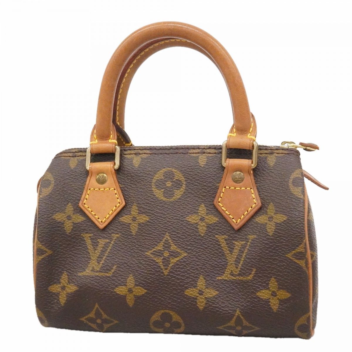 Louis Vuitton Handbag Monogram Mini Speedy Brown