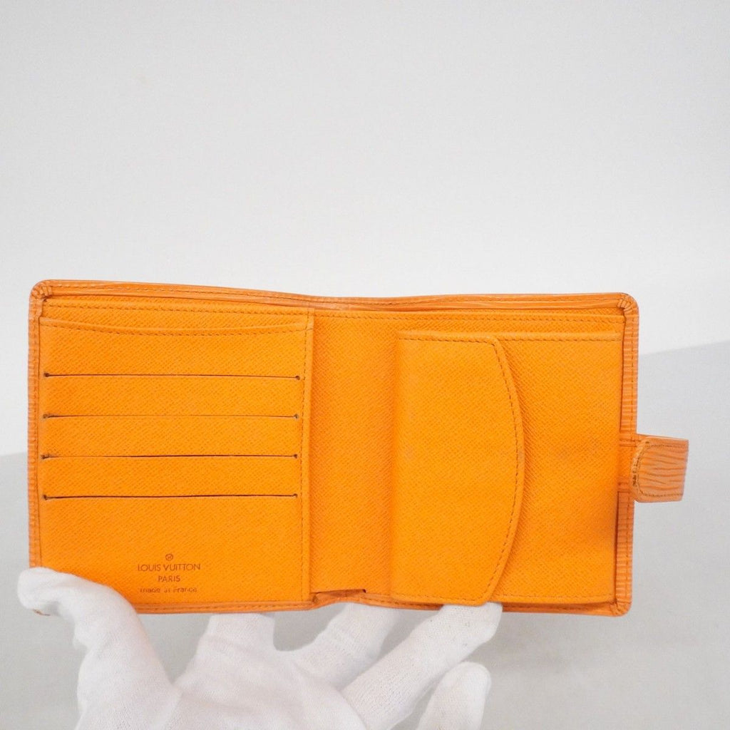 Louis Vuitton Wallet Epi Portobier Compact Mandarin — view 3