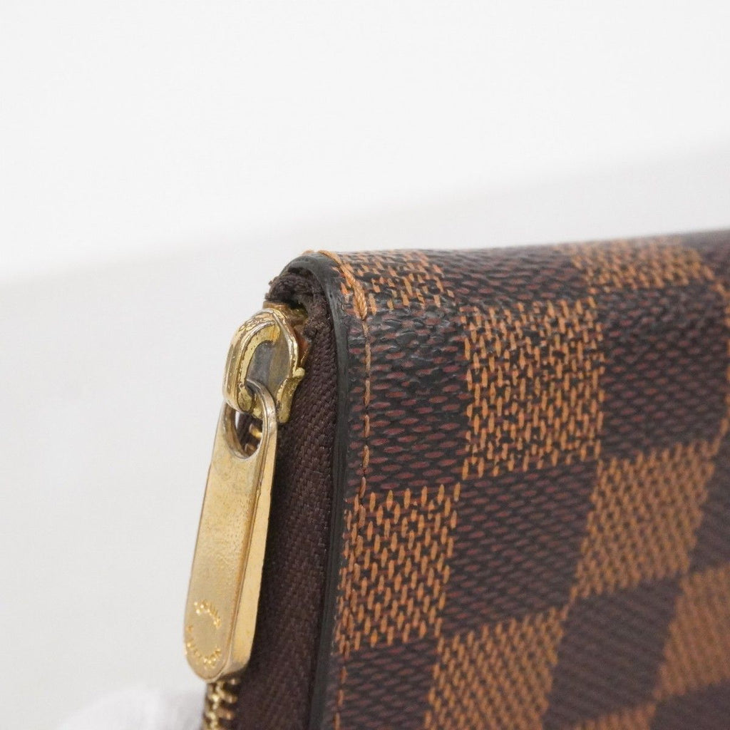 Louis Vuitton Coin Case Damier Zippy Purse Ebene — view 5