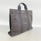Hermes Tote Her Line MM Canvas Gray Silver — view 2