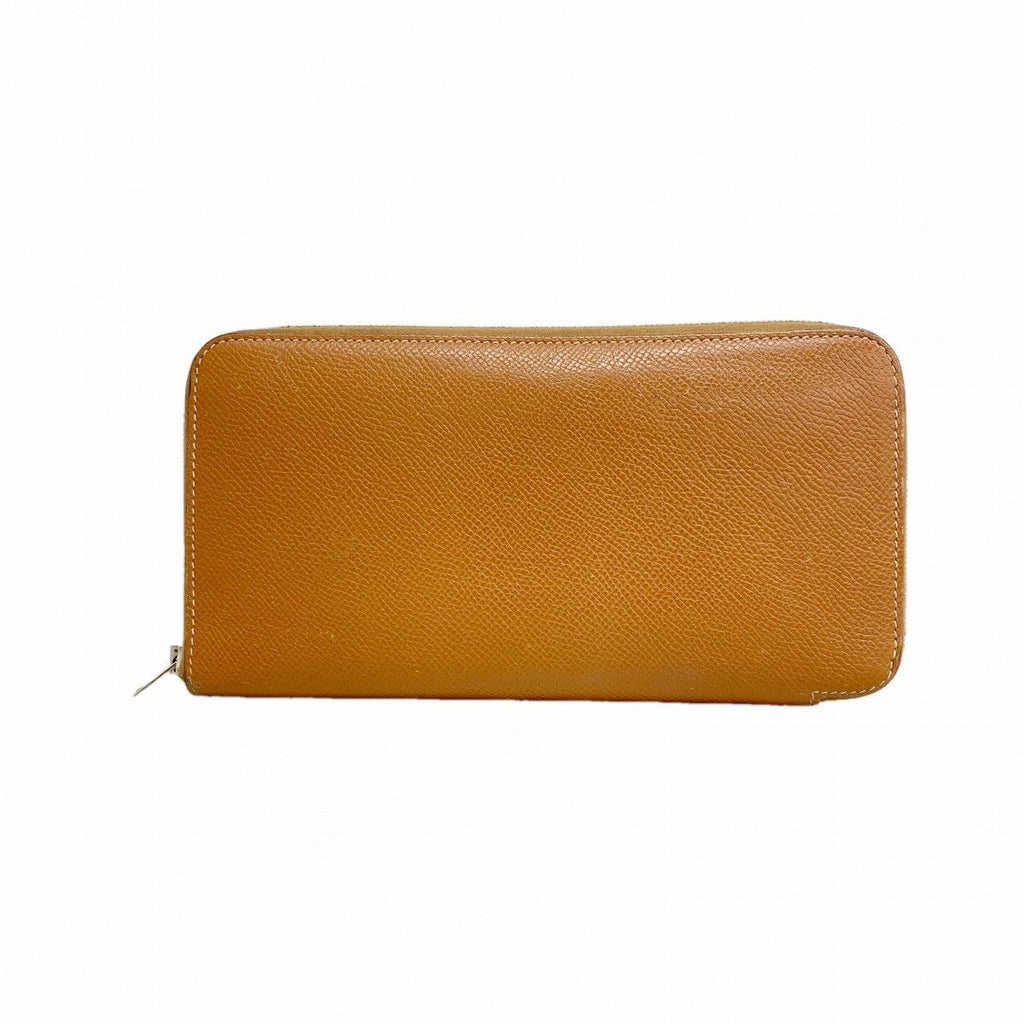 Hermes Wallet Azap Long Silk in Veau Gold Silver