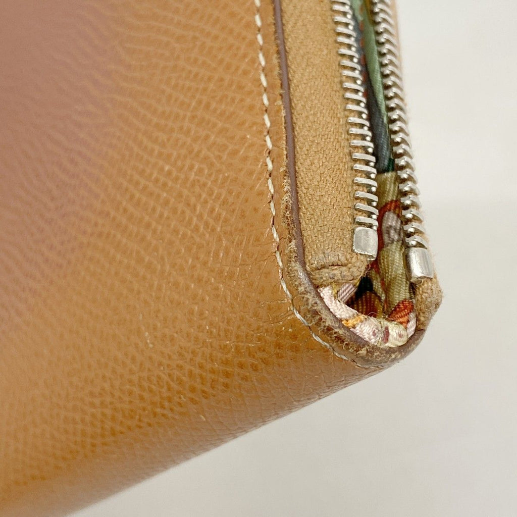 Hermes Wallet Azap Long Silk in Veau Gold Silver — view 5