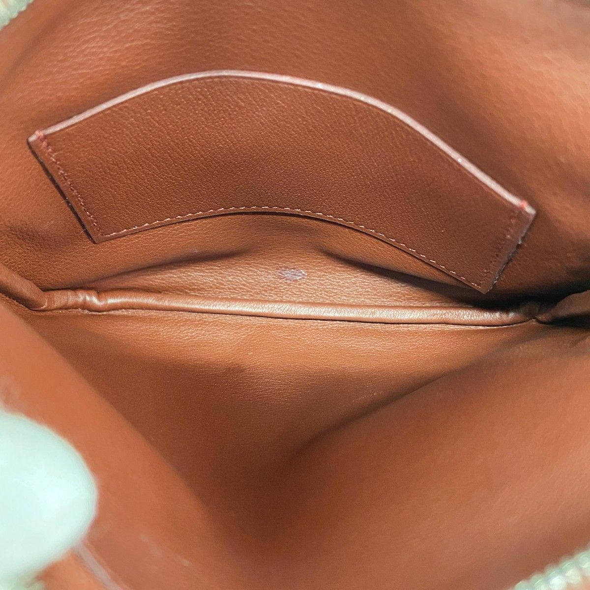 Hermes Pouch Carre Pocket Swift Joan Ambre Silver — view 3